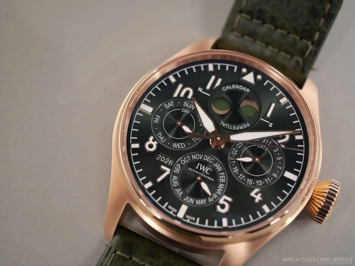 Insider: IWC Big Pilot's Perpetual Calendar ProSet Gold and Olive